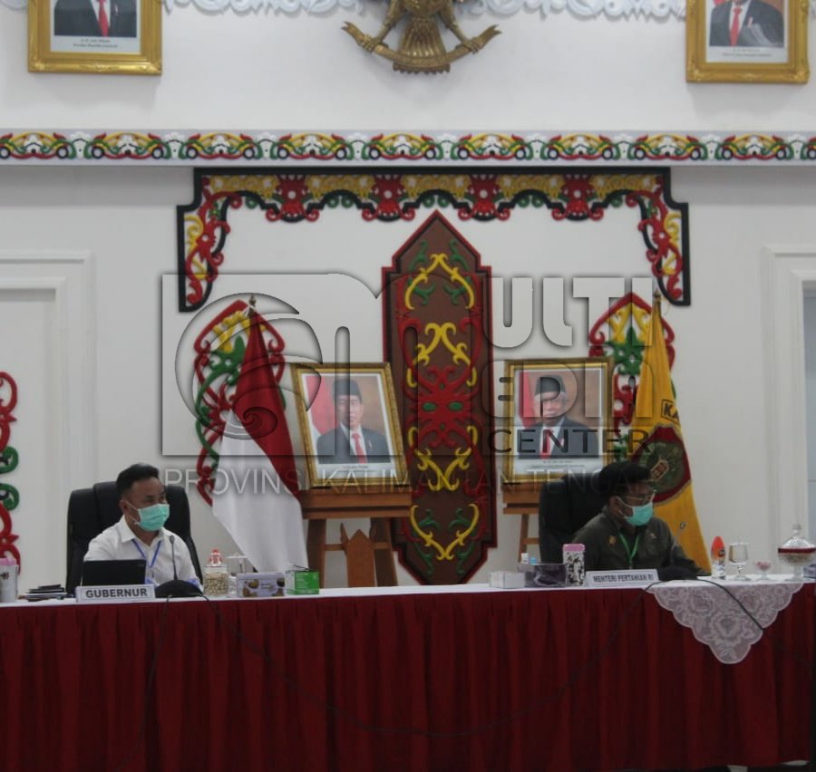 Gubernur H. Sugianto Sabran : Kalteng Siap Melaksanakan Program Ketahanan Pangan Nasional