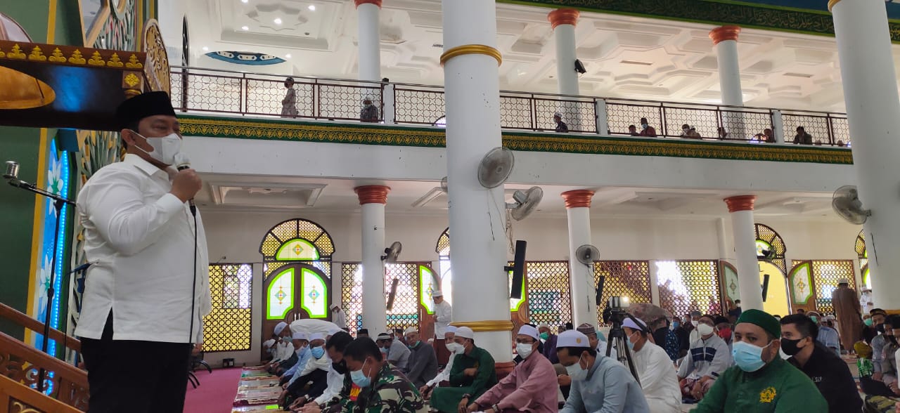Wakil Gubernur Kalteng Beri Arahan Kepada Masyarakat Kapuas Soal Pelaksanaan Vaksinasi Covid-19
