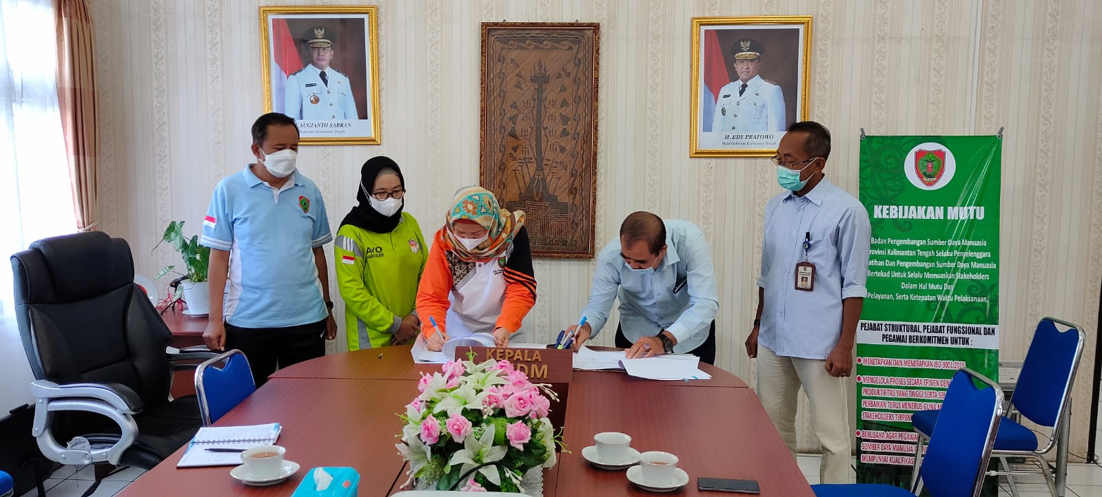 BPSDM Prov. Kalteng Jalin Kerja Sama Pengembangan Kompetensi ASN dengan BKPSDM Kota Palangka Raya