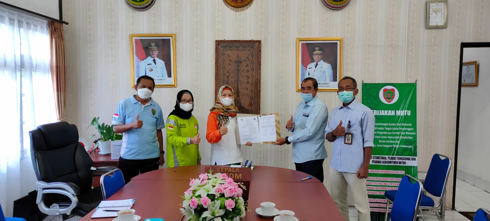 BPSDM Prov. Kalteng Jalin Kerja Sama Pengembangan Kompetensi ASN dengan BKPSDM Kota Palangka Raya
