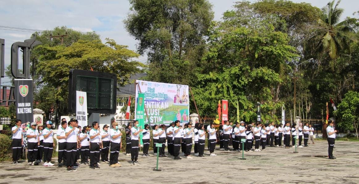 Peringati Hari Lingkungan Hidup, Pemprov Kalteng Gaungkan Aksi Nyata Hentikan Polusi Plastik
