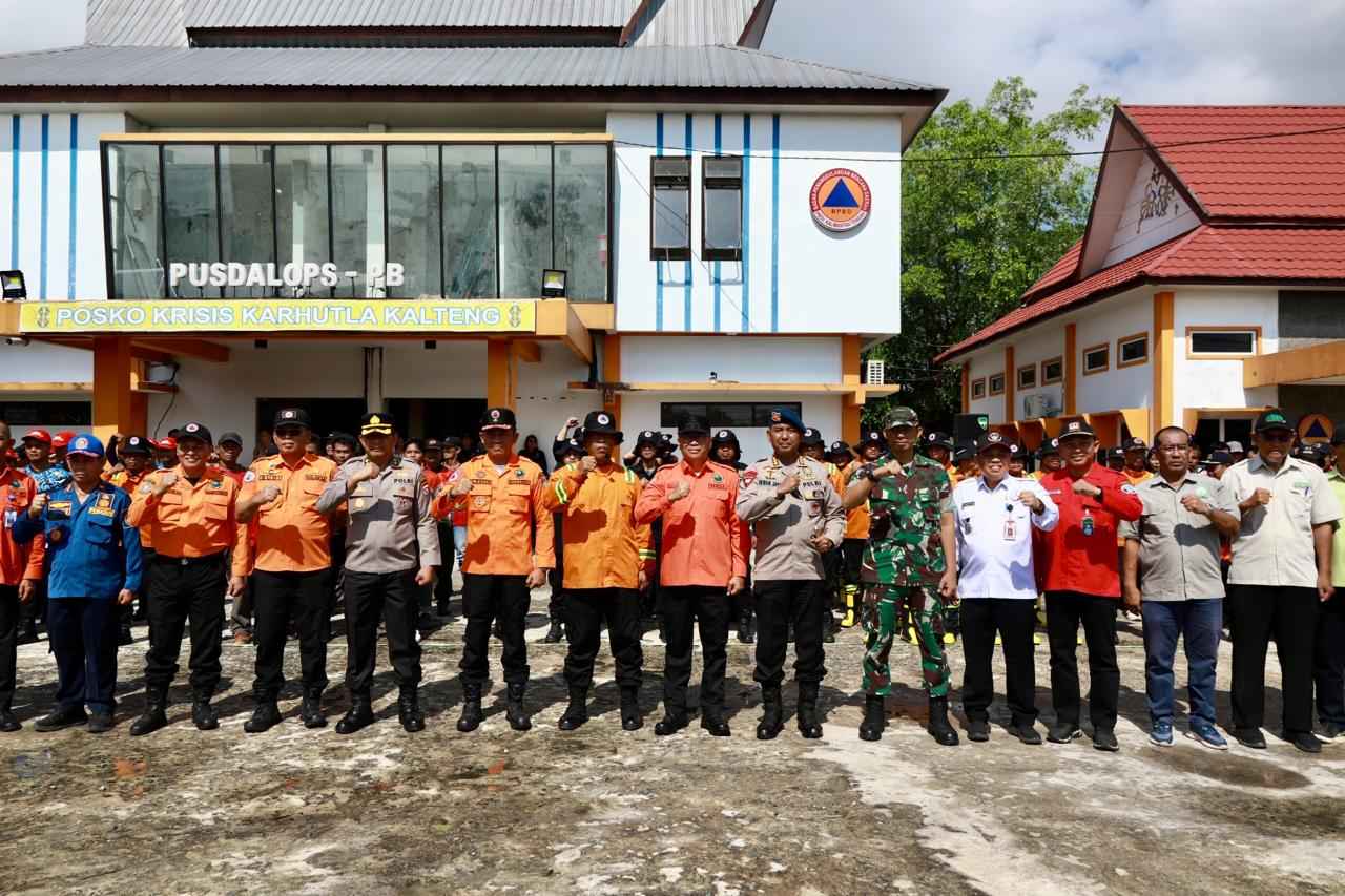 Hadapi Musim Kemarau, Leonard S. Ampung Nyatakan Satgas Karhutla Siap Bertugas Demi Kalteng Bebas Asap