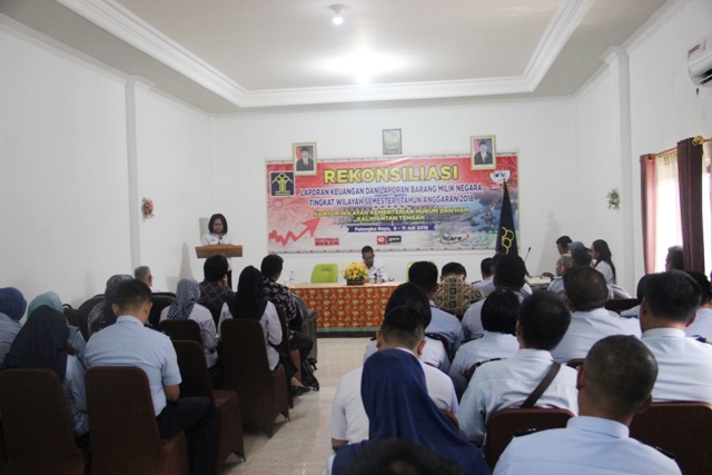 Hasilkan Laporan Keuangan dan Laporan BMN Semester I Tahun 2018, Kakanwil  Tutup Kegiatan Rekonsiliasi. 