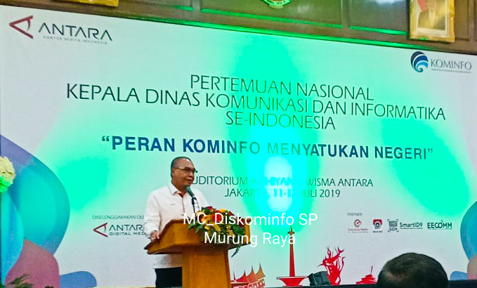 Kadis Diskominfo SP Mura, Hadiri Pertemuan Nasional Kadis Kominfo Se-Indonesia