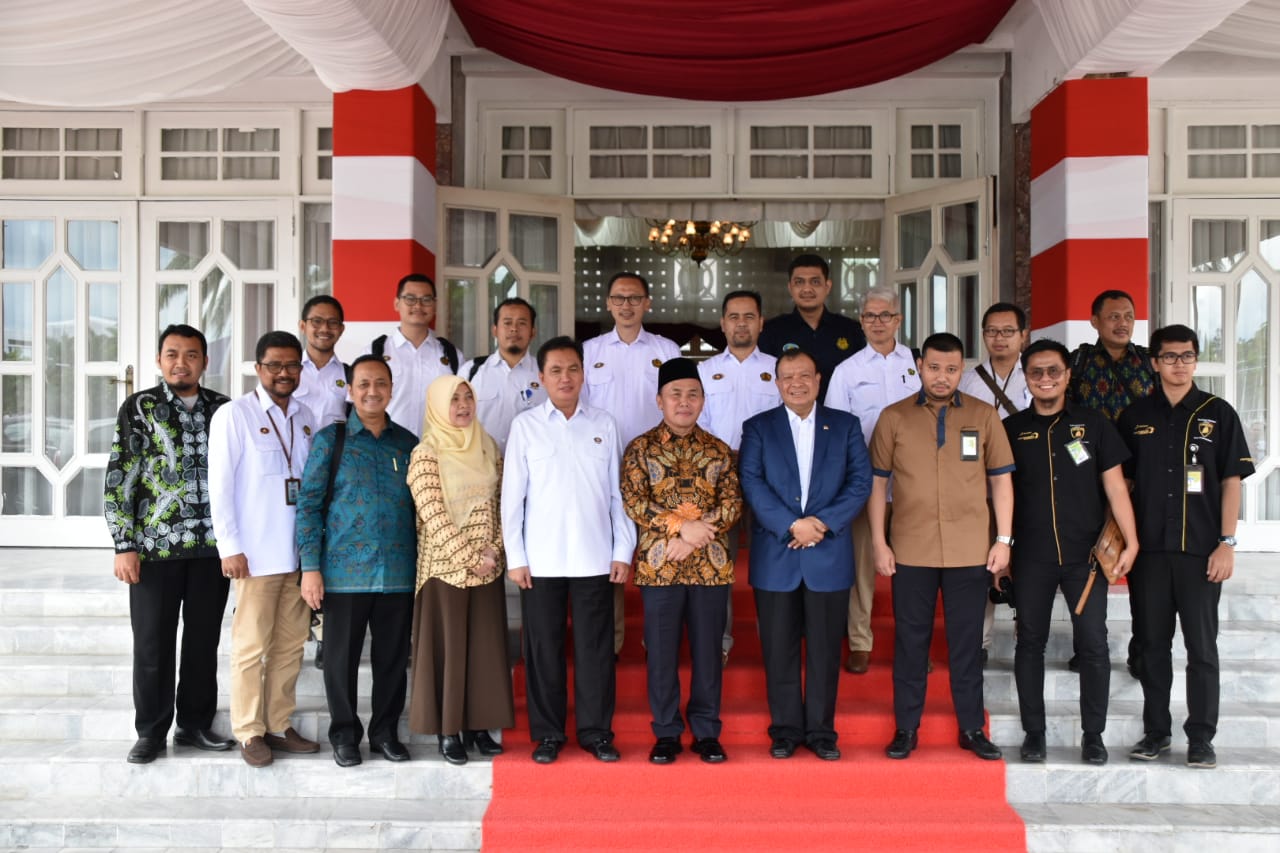 Tim BPH Migas Lakukan Audiensi Bersama Gubernur Kalteng di Istana Isen Mulang