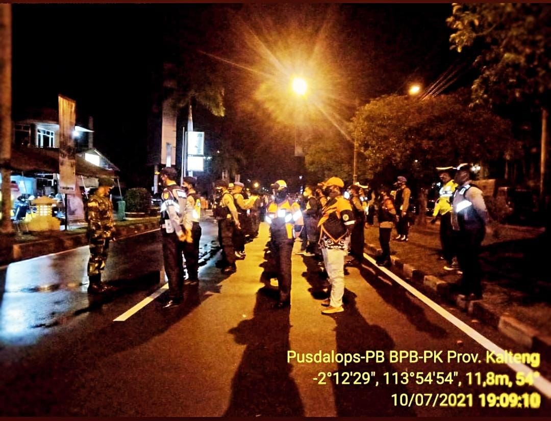 Tim Gabungan Satgas Penanganan Covid-19 Lakukan Patroli dan Penindakan Pelanggaran Prokes