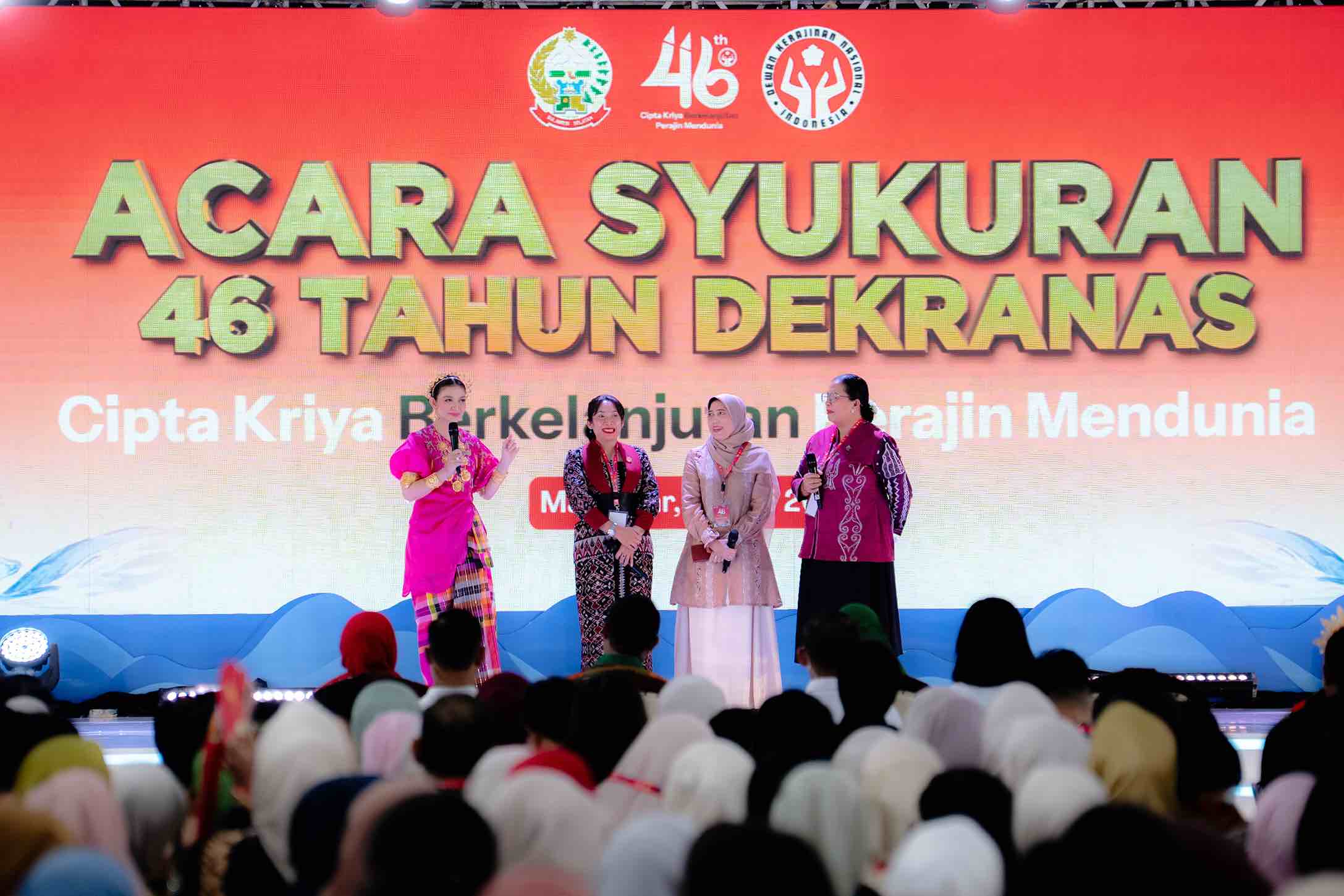 Ketua Dekranasda Kalteng Hadiri HUT ke-46 Dekranas, Dorong Pembinaan UMKM Tembus Pasar Global