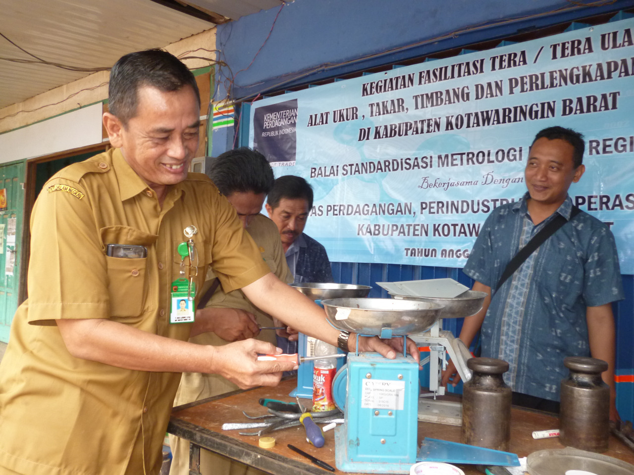 Pasar Karang Mulya Siap Tertib Ukur