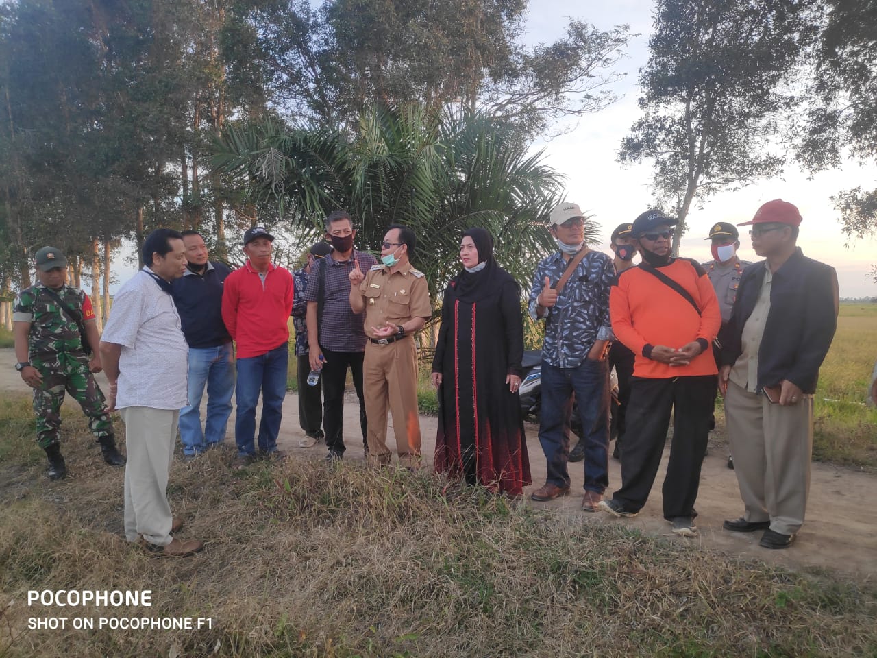 Bupati Katingan Tinjau Lokasi Pembangunan Gudang Bulog