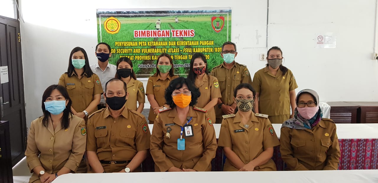 Untuk Informasi Ketahanan Pangan yang Akurat dan Komprehensif, Dinas Ketahanan Pangan Kalteng Gelar Bimtek Penyusunan FSVA