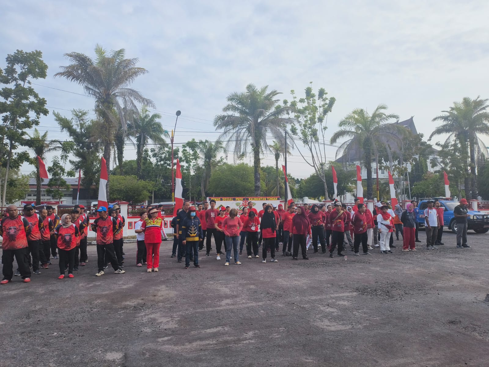 Menyambut HUT Ke-78 RI, Dinas Sosial Prov. Kalteng Adakan Berbagai Lomba
