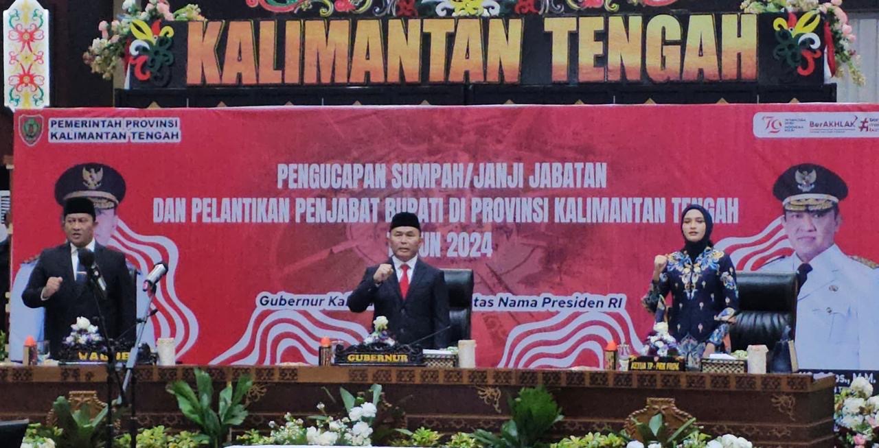 Siap Wujudkan Kalteng Makin BERKAH, Kepala Dislutkan Dilantik Sebagai Pj. Bupati Kapuas