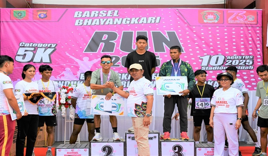 Khristianto Yudha Hadiri Barsel Bhayangkari Run 2025