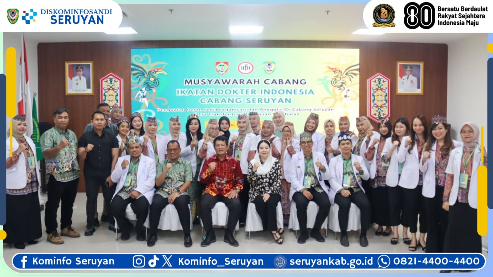 Bupati Seruyan Resmi Buka Muscab IDI Cabang Seruyan, Tegaskan Pentingnya Sinergi dalam Transformasi Layanan Kesehatan