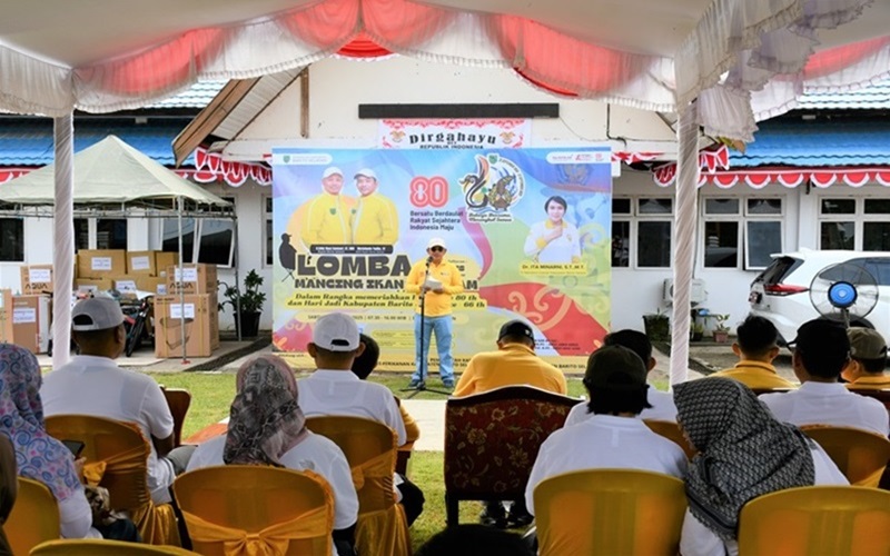 Wabup Barsel Buka Lomba Mancing, Jaga Kelestarian Ekosistem Sungai
