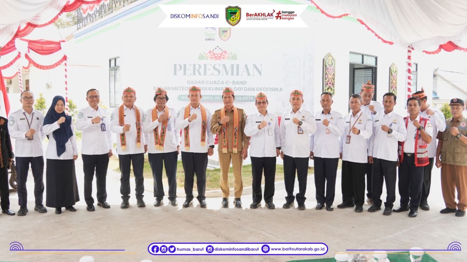 Gedung Radar Cuaca Muara Teweh Diresmikan, Perkuat Keselamatan Penerbangan dan Mitigasi Bencana