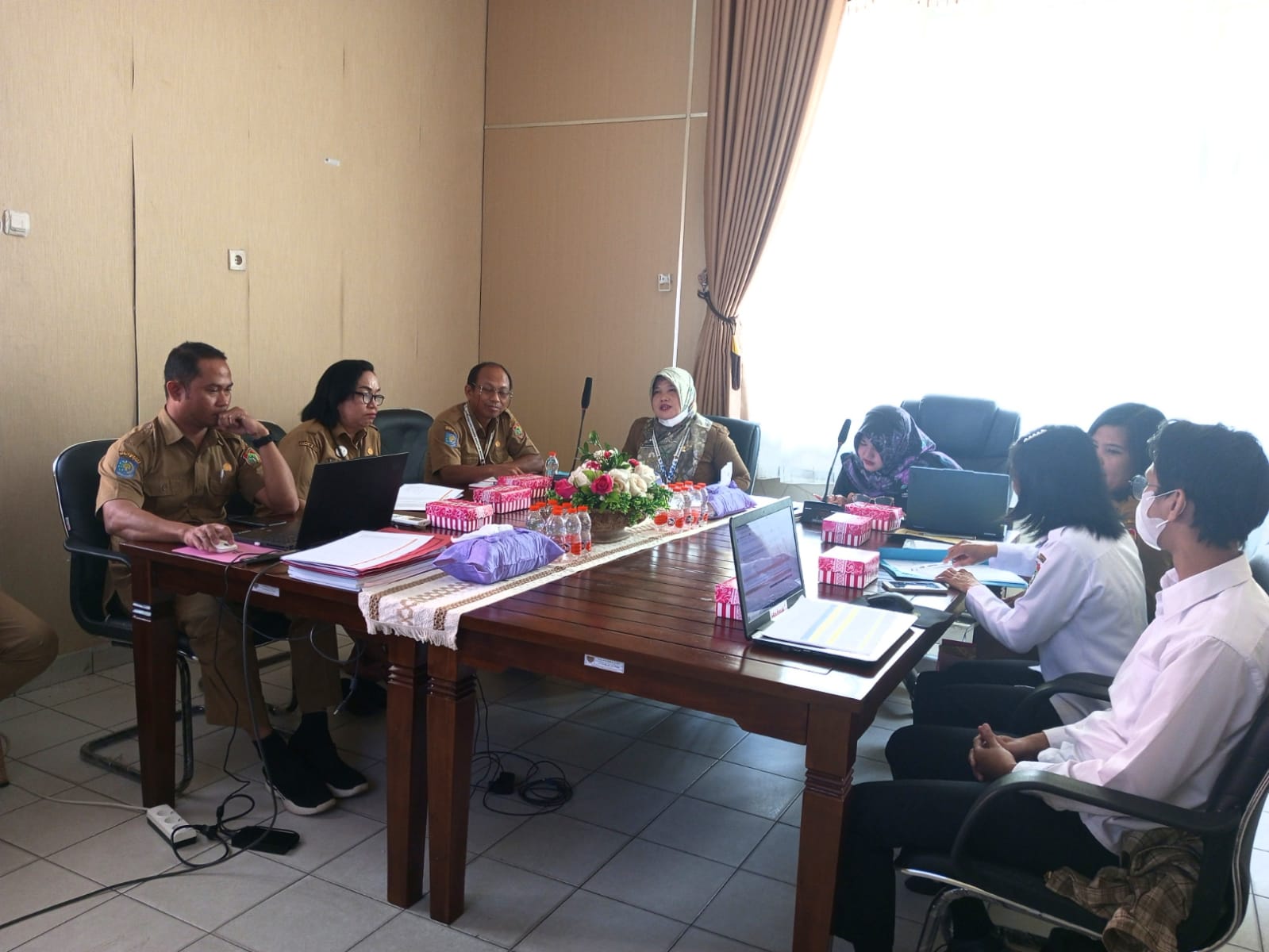 Badan Kesbangpol Prov. Kalteng Terima Visitasi Monev Komisi Informasi