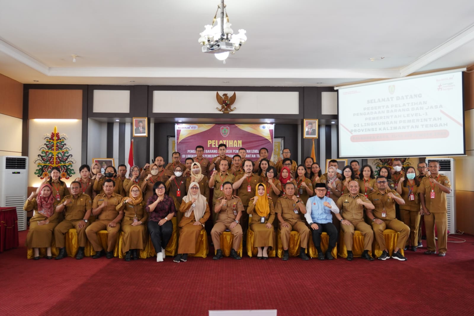 Tingkatkan Kompetensi Pegawai, Pemprov. Kalteng Gelar Pelatihan PBJ Level-1