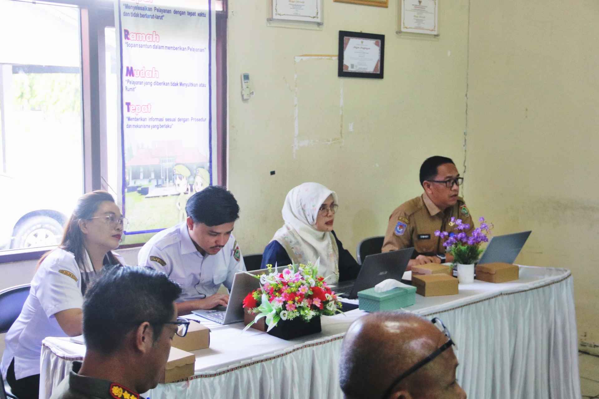 Dukung Keterbukaan Informasi Publik, Satpol PP Provinsi Kalteng Terima Visitasi Komisi Informasi