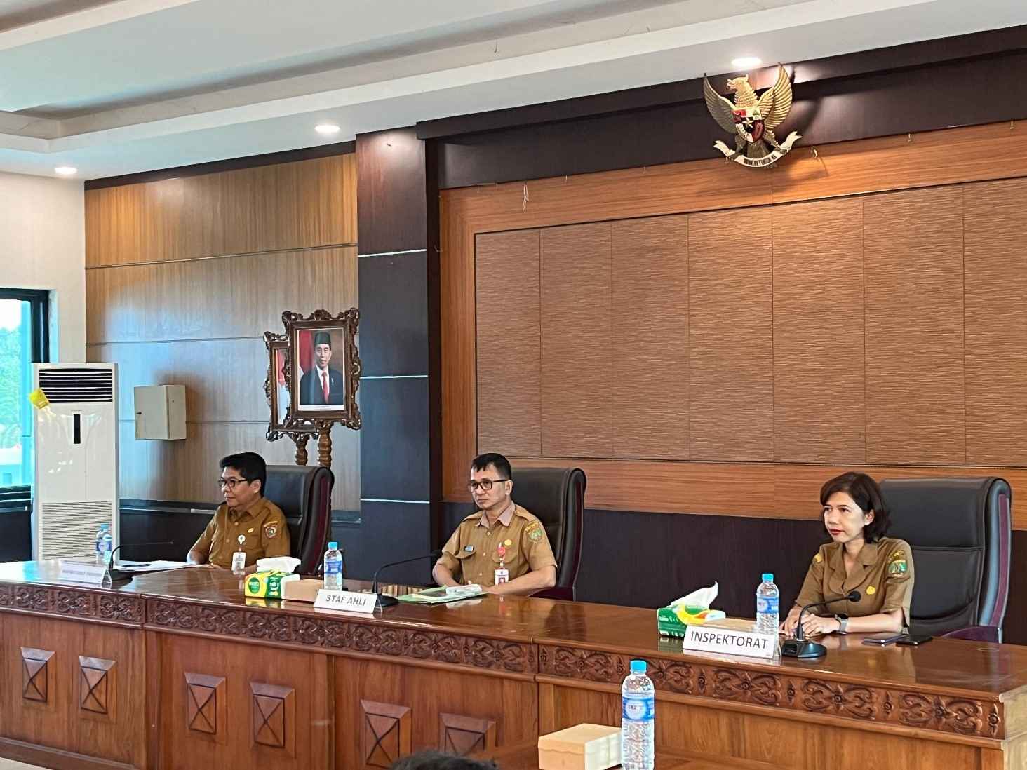 Inspektorat Daerah Prov. Kalteng Lakukan Sosialisasi Perluasan Percontohan Desa Antikorupsi di Pemkab Bartim