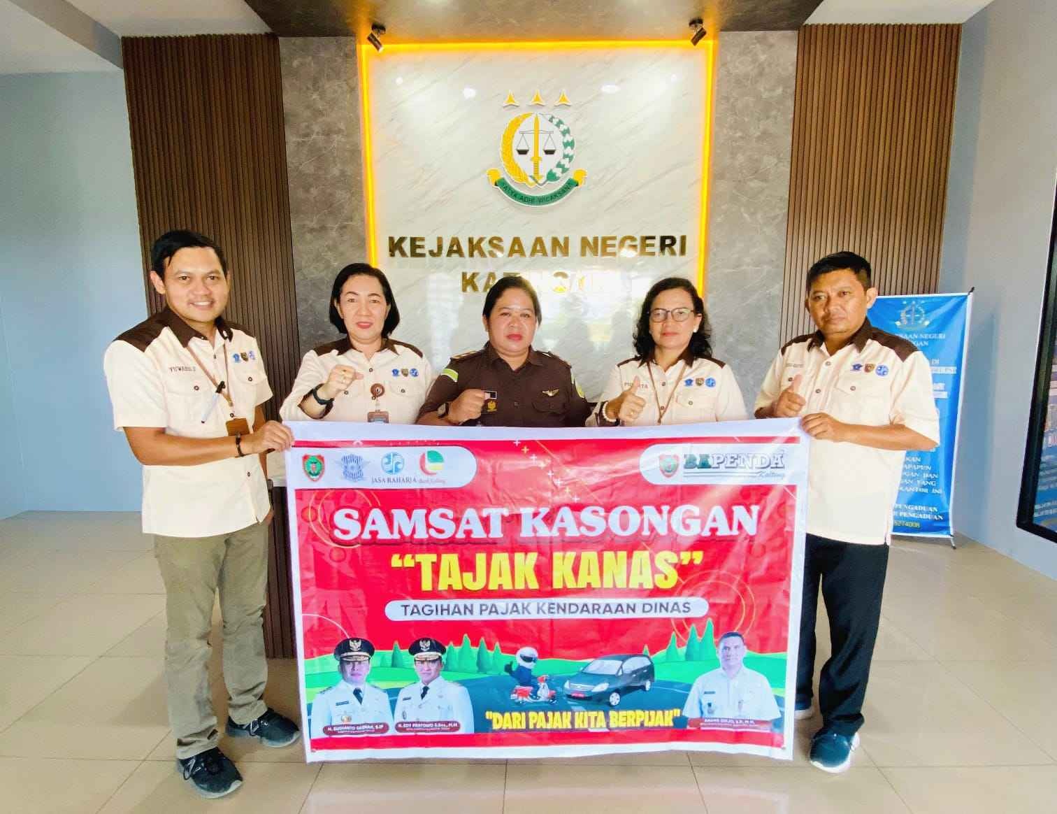 Samsat Kasongan Tagih Pajak Kendaraan Dinas melalui Inovasi TAJAK KANAS