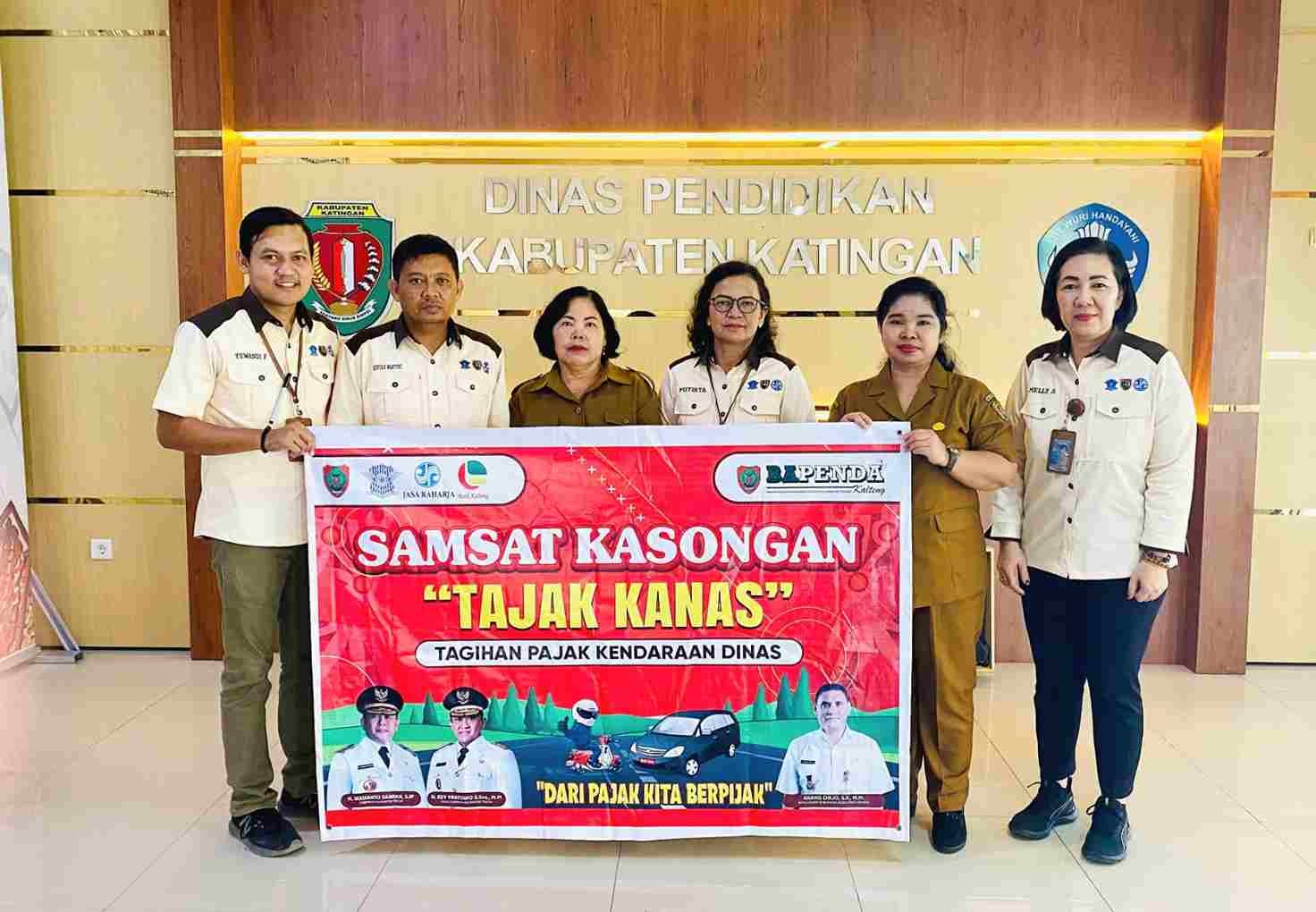 Samsat Kasongan Tagih Pajak Kendaraan Dinas melalui Inovasi TAJAK KANAS