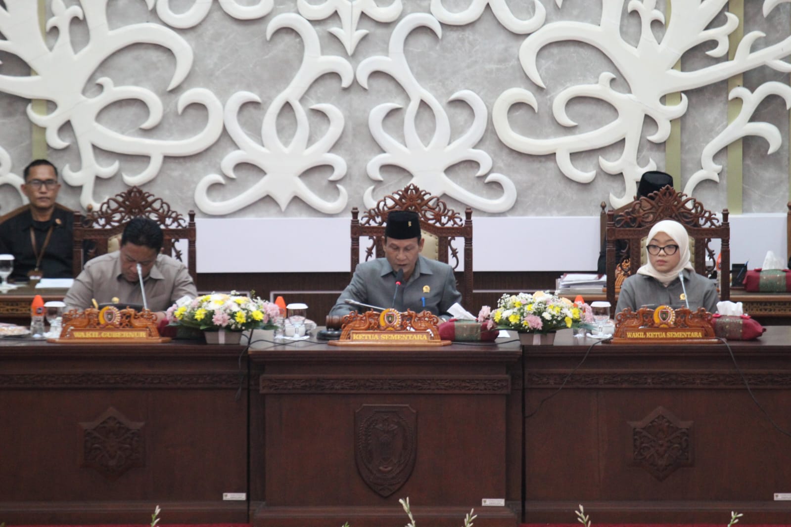 Wagub Edy Pratowo Sampaikan Sambutan Pada Rapur Periode Anggota DPRD Provinsi Kalteng Masa Jabatan 2024-2029