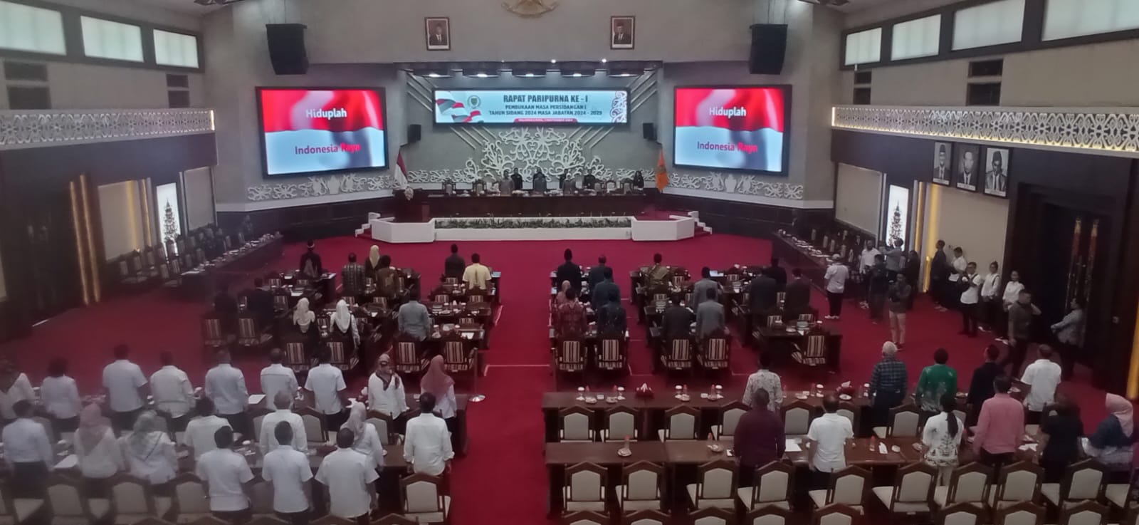 Wagub Edy Pratowo Sampaikan Sambutan Pada Rapur Periode Anggota DPRD Provinsi Kalteng Masa Jabatan 2024-2029