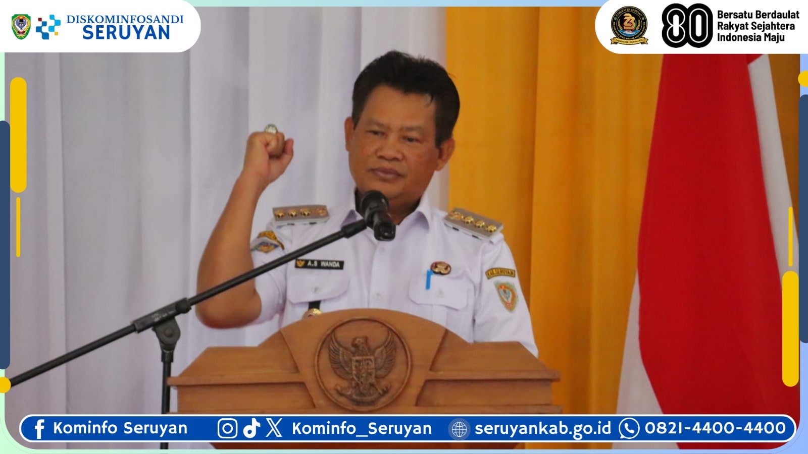 Rapat Koordinasi FKUB, Bupati Seruyan Ikrar Bersama Kerukunan Umat Beragama Tahun 2025
