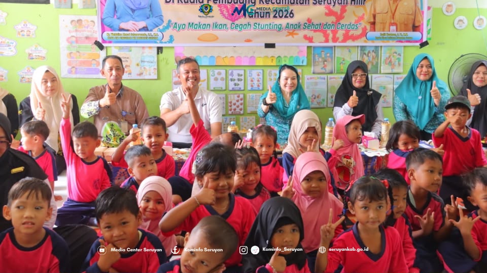 GEMARIKAN di TK Kartini, Ketua TP PKK Seruyan: Biasakan Anak Konsumsi Ikan Sejak Dini