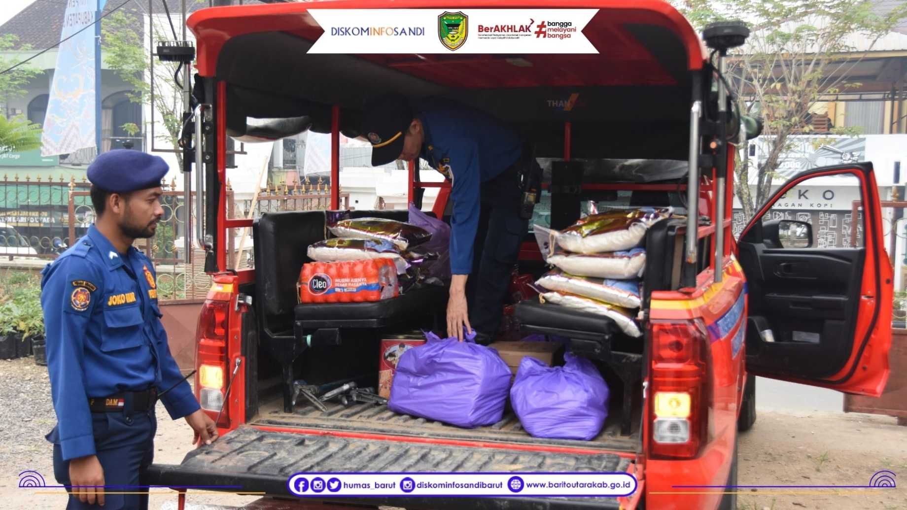 Hj. Maya Savitri Shalahuddin Serahkan Bantuan untuk Tim Pemadam, BPBD, dan Manggala Agni