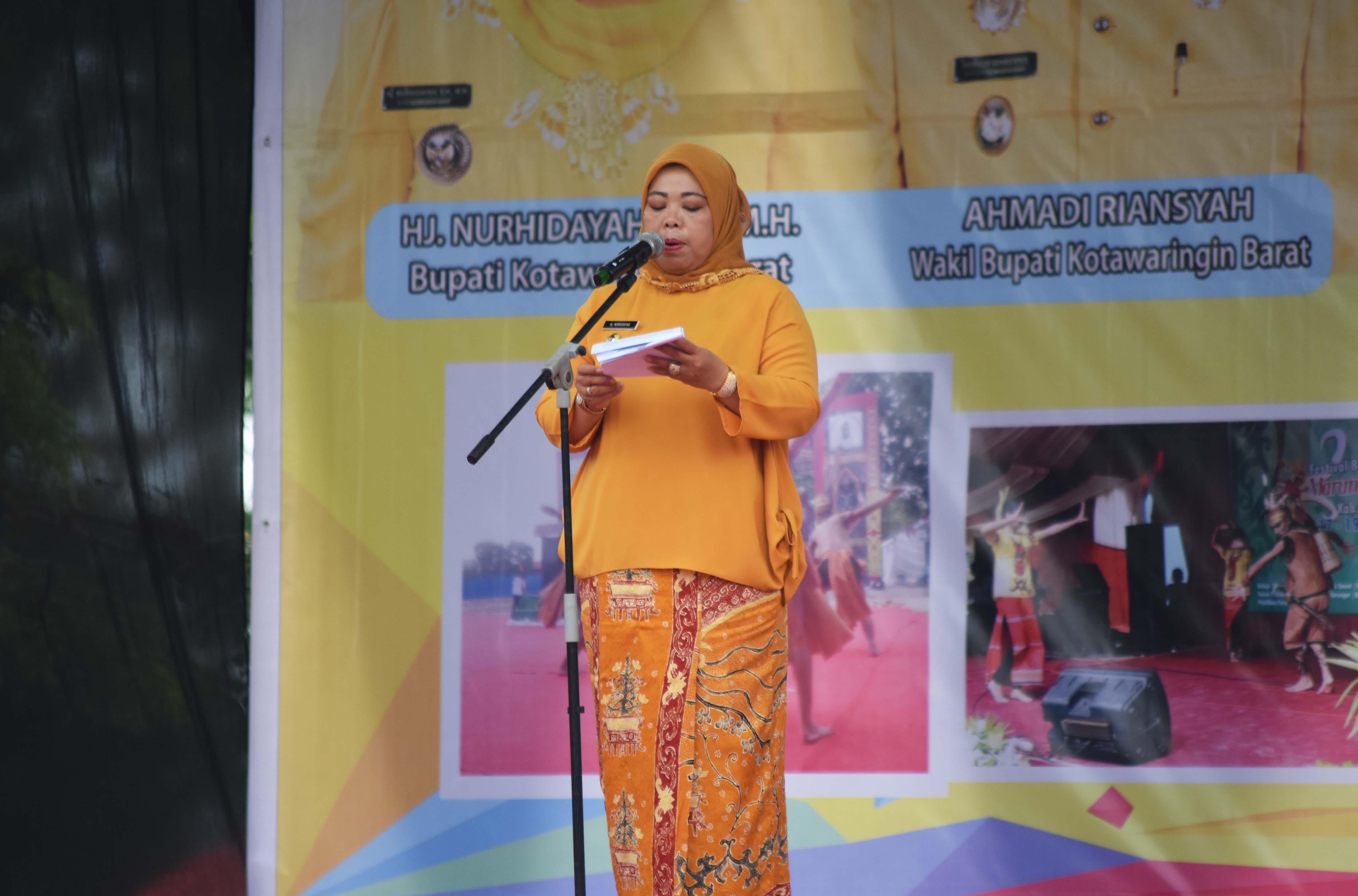 Bupati Resmikan FBMBA di Taman Segitiga Bundaran Pancasila