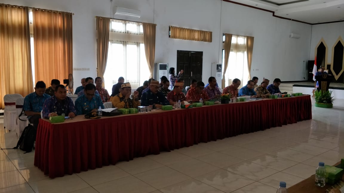 Rapat Koordinasi Pengendalian Pelaksanaan Rencana Pembangunan Kabupaten Lamandau Triwulan III Tahun Anggaran 2018. 