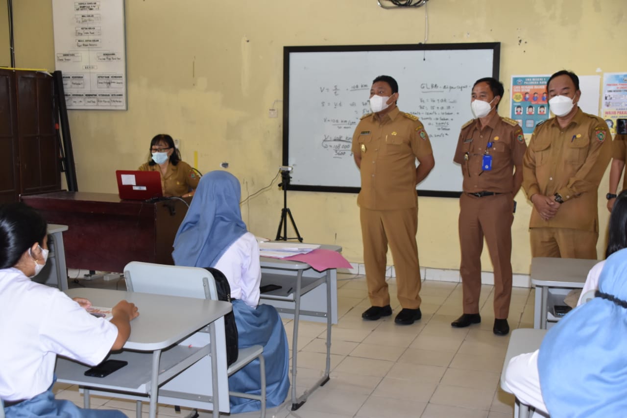 Pemprov Kalteng Gelar Pencanangan PTM Terbatas SMA/SMK/SLB se Kalteng