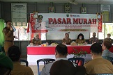 Pj. Bupati Barito Selatan Buka Kegiatan Pasar Murah di Desa Kalahien