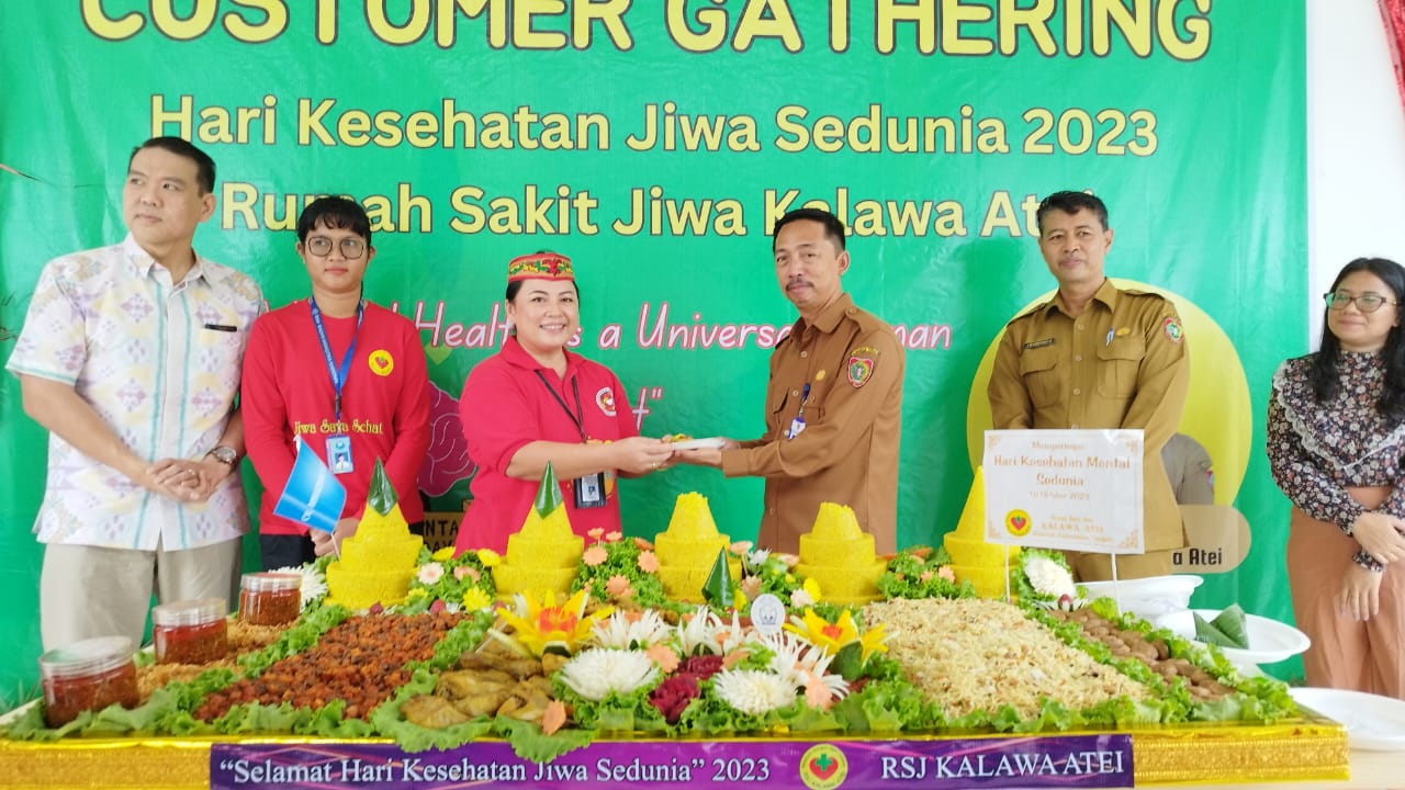 Peringatan HKJS 2023, RSJ Kalawa Atei Gelar Customer Gathering 