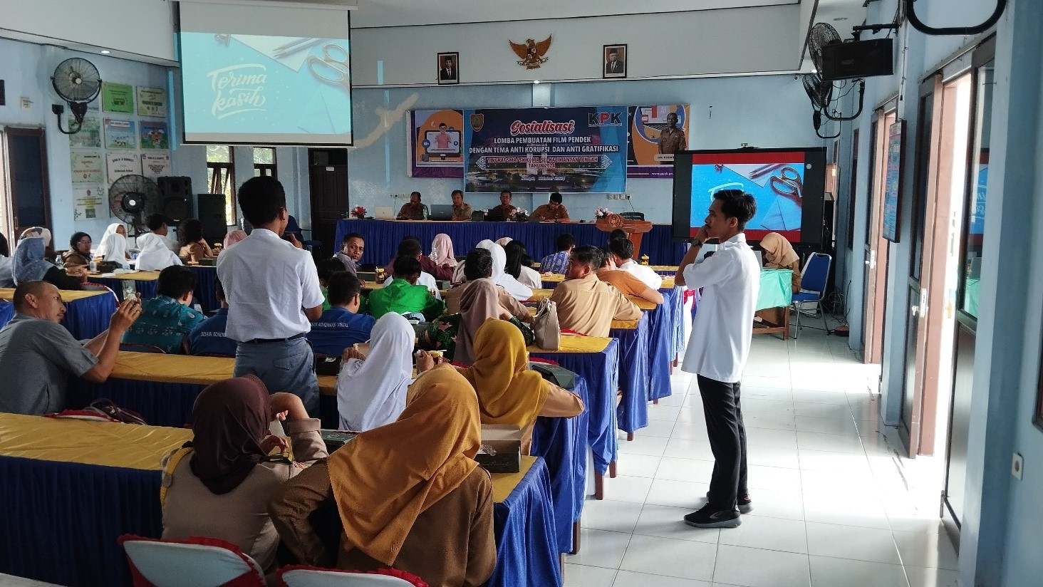 Inspektorat Prov. Kalteng Lakukan Sosialisasi Lomba Film Pendek Anti Korupsi dan Anti Gratifikasi di Kab. Kotim