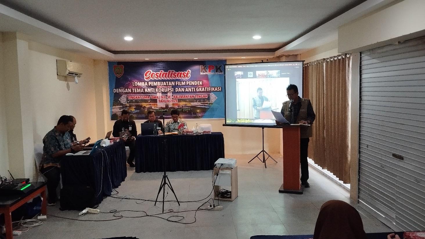 Inspektorat Prov. Kalteng Lakukan Sosialisasi Lomba Film Pendek Anti Korupsi dan Anti Gratifikasi di Kapuas