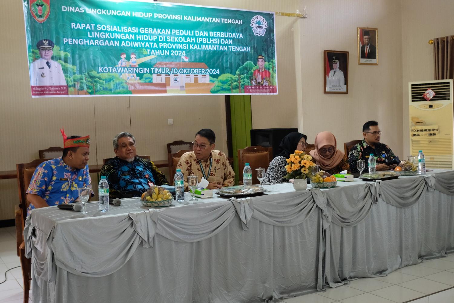 DLH Prov. Kalteng Gelar Rapat Sosialisasi Gerakan Peduli dan Berbudaya Lingkungan Hidup di Sekolah dan Penghargaan Adiwiyata