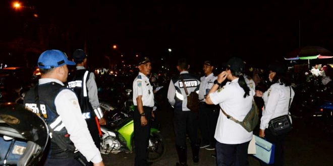 Dishub Kota Palangka Lakukakan Pengawasan, Pengendalian dan Penertiban Parkir Tepi Jalan Umum