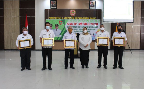 SAKIP Award 2020 Kabupaten Kobar, Bappeda Raih Nilai SAKIP Tertinggi