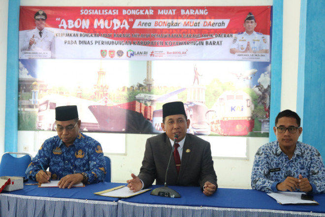 Dishub Kotawaringin Barat Sosialisasi Area Bongkar Muat Daerah