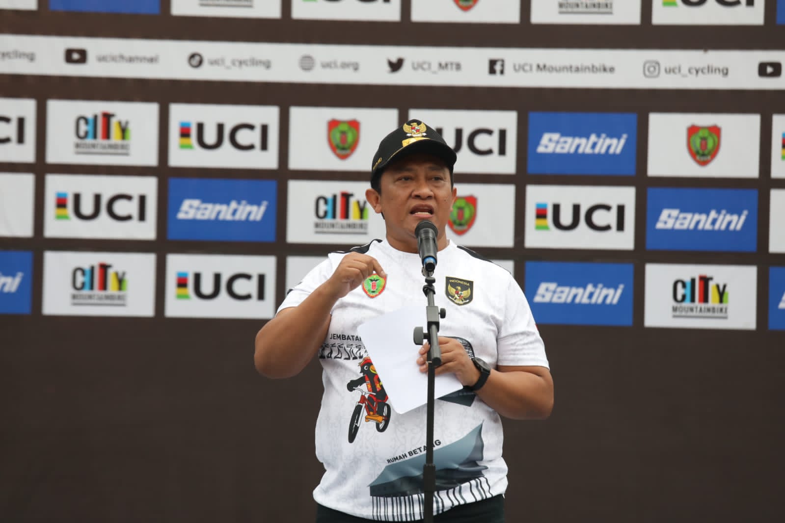 Wagub Edy Pratowo Resmikan Sirkuit MTB CITY SG 1973 di Kawasan Komplek Stadion Tuah Pahoe Palangka Raya
