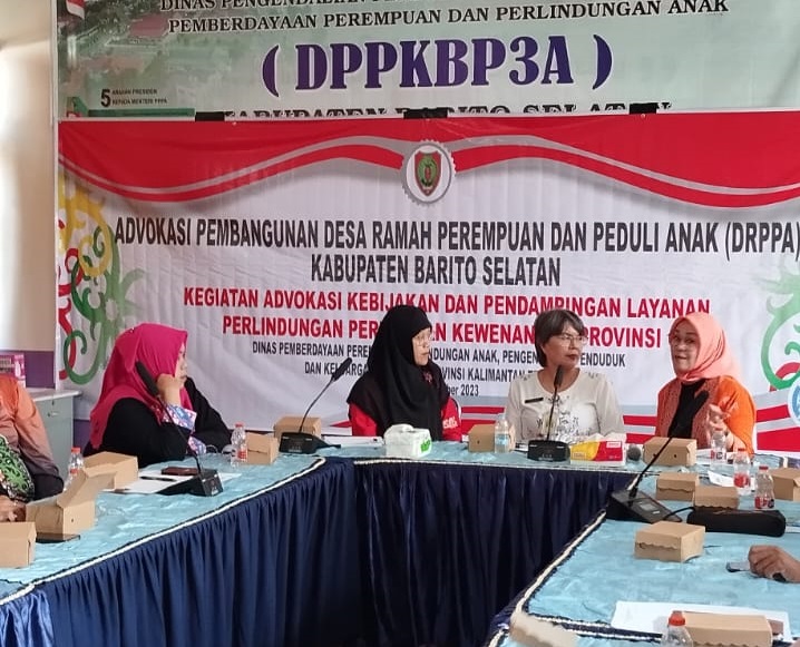 DP3APPKB Gelar Advokasi Pembangunan Desa Ramah Perempuan dan Peduli Anak Kab. Barito Selatan