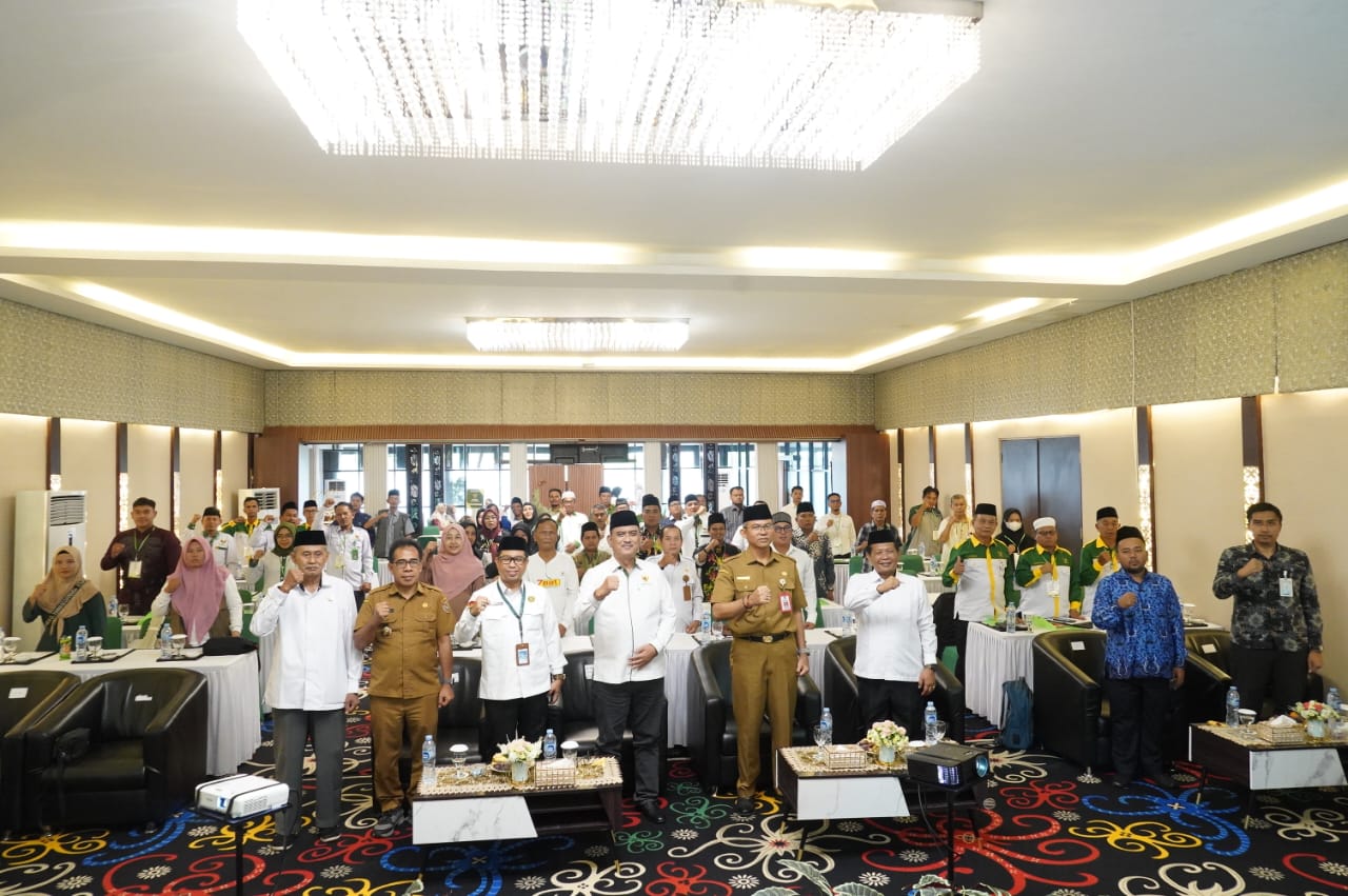 Plh. Sahli Gubernur Akhmad Husain Buka Rakorda BAZNAS Provinsi Kalteng Tahun 2024