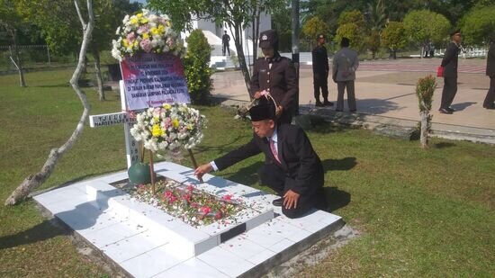 Disbudpar Kalteng Ikuti Peringatan Hari Pahlawan Nasional di TMP Sanaman Lampang dan Upacara Ziarah Nasional secara Virtual