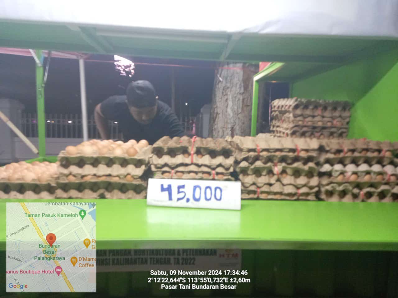 Dinas TPHP Prov. Kalteng Adakan Pasar Tani di Bundaran Besar