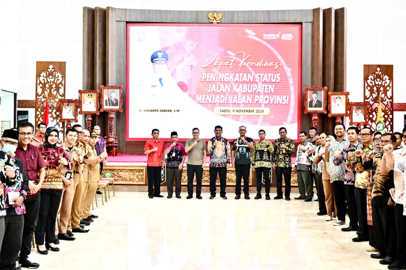 Kepala Bappedalitbang Prov. Kalteng Sampaikan Masukan dalam Rakor Terkait Status Jalan Kabupaten Menjadi Jalan Provinsi