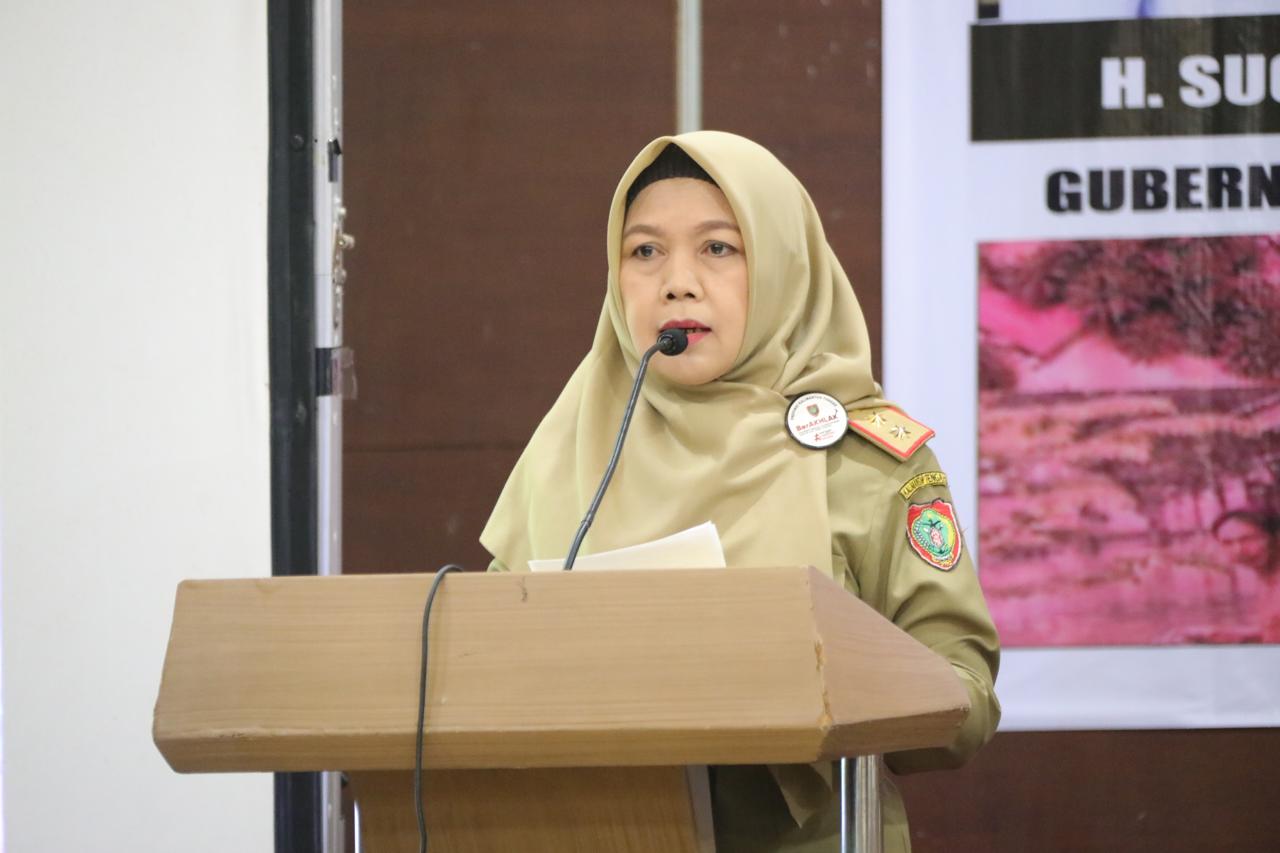 Asisten Ekbang Sri Widanarni Buka Workshop Penyusunan Rencana Kontingensi Bencana Banjir Provinsi Kalteng