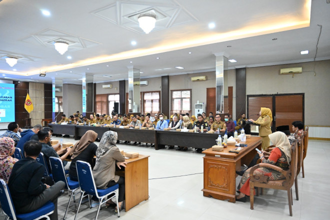 Dorong Optimalisasi PAD, Pemkab Kobar Gelar Sosialisasi Pemasangan Alat Pembayaran Pajak Daerah Online Tahap II